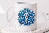 Star of Life Sequins | PNG Sublimation File