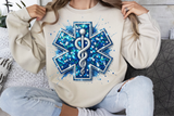Star of Life Sequins | PNG Sublimation File
