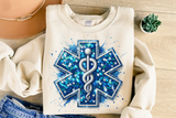 Star of Life Sequins | PNG Sublimation File