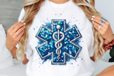 Star of Life Sequins | PNG Sublimation File