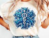 Star of Life Sequins | PNG Sublimation File