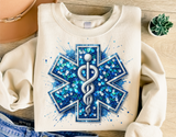 Star of Life Sequins | PNG Sublimation File