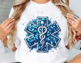 Star of Life Sequins | PNG Sublimation File