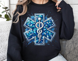Star of Life Sequins | PNG Sublimation File