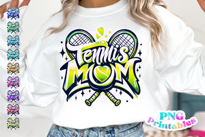 Tennis Mom Airbrushed | PNG File