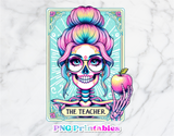 The Teacher Tarot Card | PNG Sublimation File