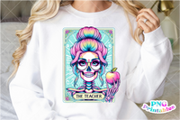 The Teacher Tarot Card | PNG Sublimation File