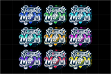 Volleyball Mom Airbrushed | PNG File