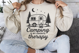 Camping Is My Favorite Therapy | Funny SVG Cut File