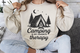 Camping Is My Favorite Therapy | PNG Sublimation File