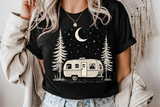 Retro Camper Scene Camping | PNG Sublimation File