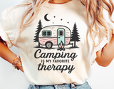 Camping Is My Favorite Therapy | Funny SVG Cut File