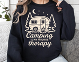 Camping Is My Favorite Therapy | Funny SVG Cut File