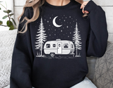 Retro Camper Scene Camping | PNG Sublimation File