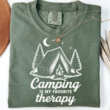 Camping Is My Favorite Therapy | PNG Sublimation File