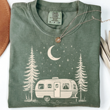 Retro Camper Scene Camping | PNG Sublimation File