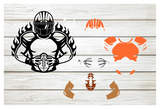Football Player with Flames | SVG Cut File