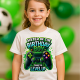 Family of the Gamer Birthday Boy png Bundle