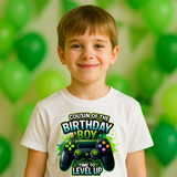 Family of the Gamer Birthday Boy png Bundle
