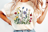Faux Embroidery Wildflower Pocket | PNG Sublimation File