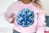 Star of Life Sequins | PNG Sublimation File