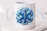 Star of Life Sequins | PNG Sublimation File