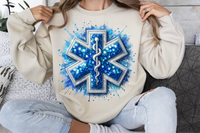 Star of Life Sequins | PNG Sublimation File