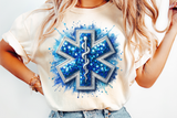 Star of Life Sequins | PNG Sublimation File