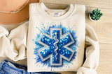 Star of Life Sequins | PNG Sublimation File