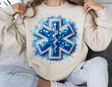 Star of Life Sequins | PNG Sublimation File