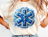 Star of Life Sequins | PNG Sublimation File