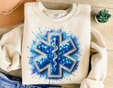 Star of Life Sequins | PNG Sublimation File