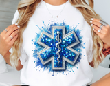 Star of Life Sequins | PNG Sublimation File