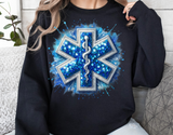 Star of Life Sequins | PNG Sublimation File