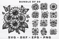 Sunflower SVG Bundle 3