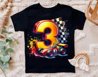 Race Car Third Birthday | PNG Print File
