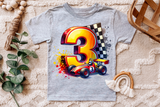 Race Car Third Birthday | PNG Print File
