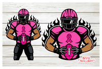 Breast Cancer Awareness Football | SVG Cut File