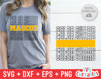 Color Guard Template 0010 | SVG Cut File
