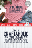 I'm a Craftaholic | Crafting SVG Cut File