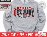 Cross Country Template 0010 | SVG Cut File