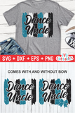 Dance Uncle Brush Strokes | SVG Cut File