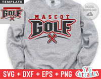 Golf Template 0010 | SVG Cut File