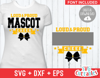 Cheer svg Template 0010, svg cut file