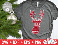 Deer with Sweater Print | Cut File