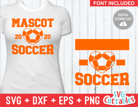 Soccer Template 0010 | SVG Cut File