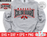 Color Guard Template 0011 | SVG Cut File