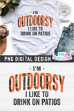 I'm Outdoorsy | PNG Print File