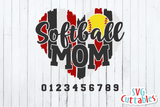 Softball Mom  | SVG Cut File