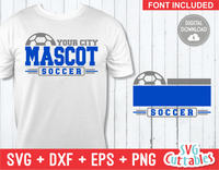 Soccer Template 0011 | SVG Cut File